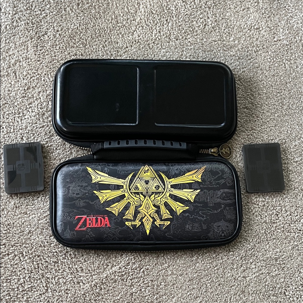 Nintendo Black and Yellow Zelda Case